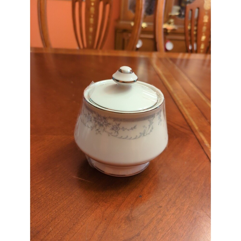 Sugar Bowl & Lid Blue Whisper By Shefield